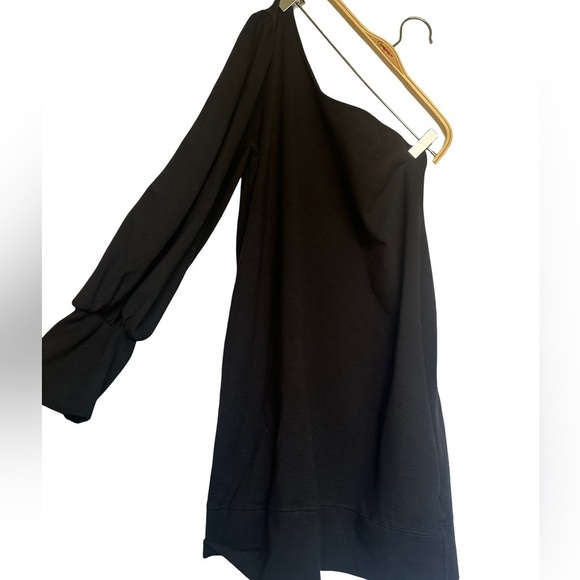 Free People Zoya one shoulder shift dress Sz M - Picture 8 of 8
